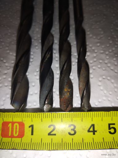 Сверла ссср по металлу. 4шт. Разные. В хорошем состоянии.