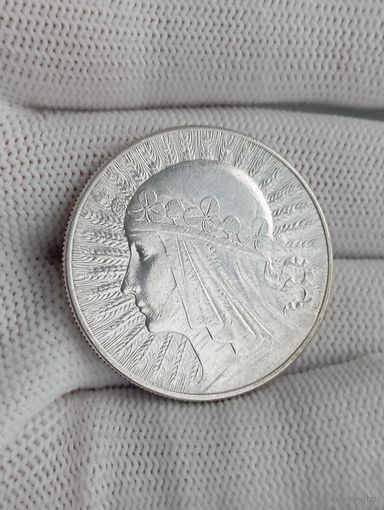 10 злотых Ядвига 1932г.Отличные.