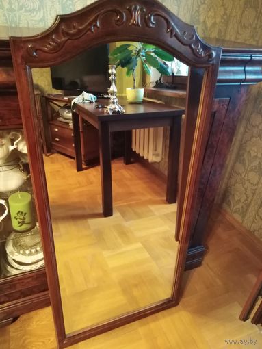 Зеркало старое как новое в деревянной раме торг