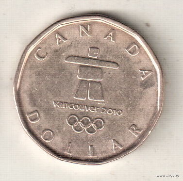 Канада 1 доллар 2010 XXI зимние Олимпийские Игры, Ванкувер 2010