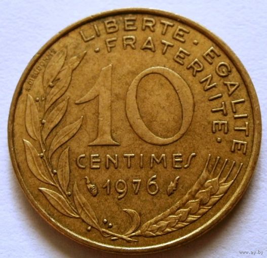 10 сантимов 1976 Франция