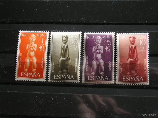 Испанское Рио Муни 1961 Национальное искусство