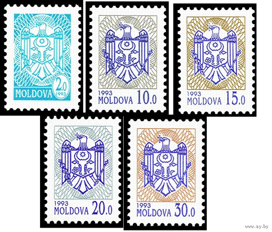 Молдавия 1993 Молдова Стандарт Герб