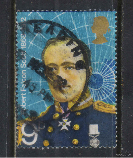 Великобритания 1972 EII Британский полярный исследователь Роберт Фалкон Скотт Стандарт #593