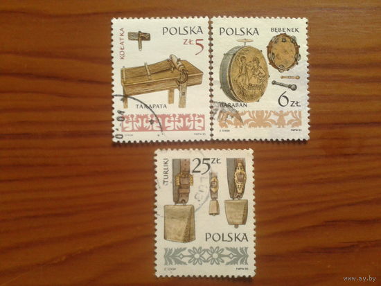 Польша 1984-5 муз. инструменты