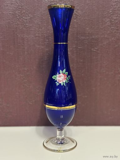 Ваза, богемское стекло, Европа, много лотов с рубля