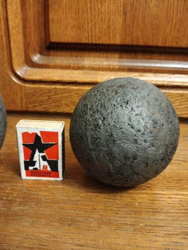 Ядро 94 мм. Отличное. Единорог. 1812 г.