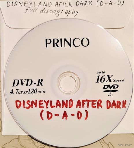 DVD MP3 DISNEYLAND AFTER DARK (D-A-D) - полная дискография 1985 - 2024 (Hard rock) - 1 DVD