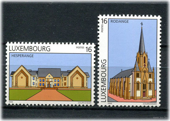 Люксембург - 1998 - Достопримечательности. Туризм. Архитектура - [Mi. 1440-1141] - полная серия - 2 марки. MNH.  (Лот 159AJ)