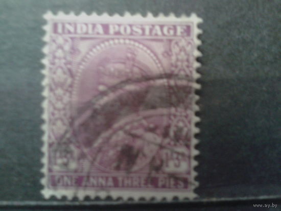 Британская Индия 1932 Король Георг  1 анна 3 пайса
