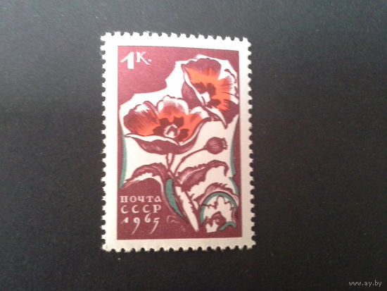 Ссср 1965.  Маки.