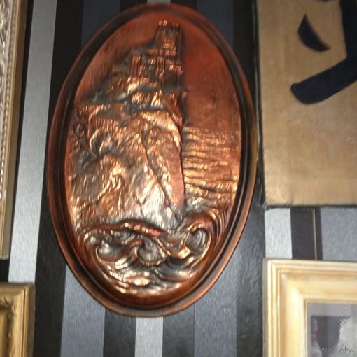 Барельеф СССР. Ласточкино гнездо . Пластик.