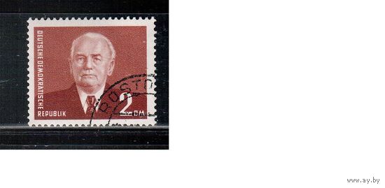 ГДР-1958,(Мих.623) гаш.  , Стандарт, Вильгельм Пик