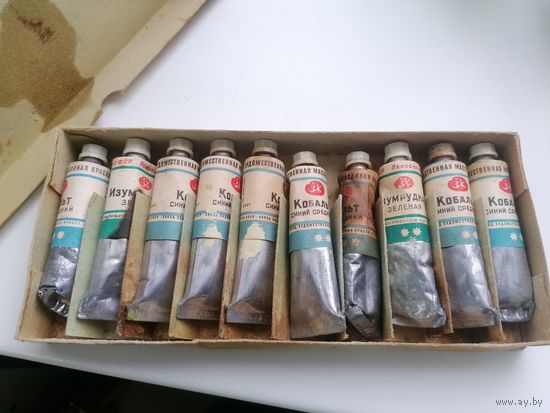 Краски масляные СССР, масло, качество!