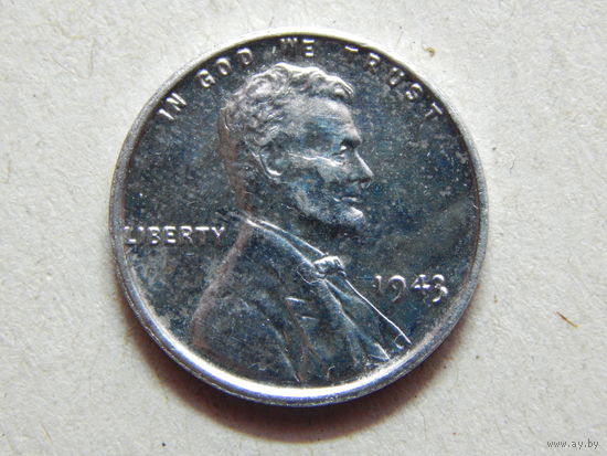 США 1 цент 1943г.