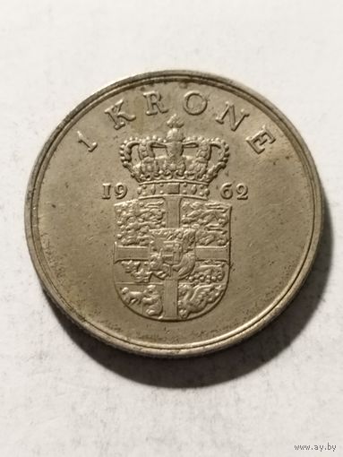 Дания 1 крона 1962