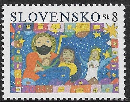 2004. Словакия. 337. Рождество 2004. MNH **
