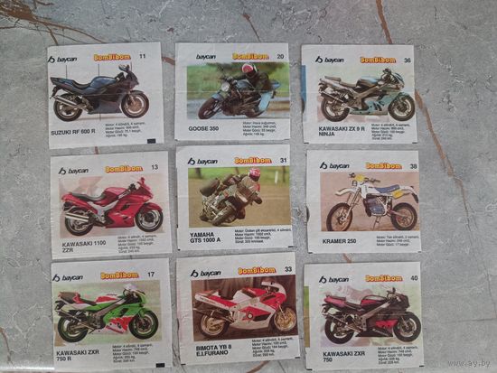 Вкладыши Bombiboom 6 Мотоциклы