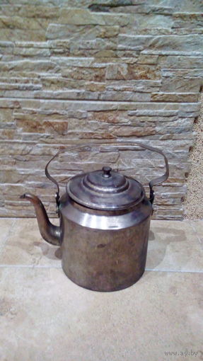 Чайник Тула.Медь,латунь.