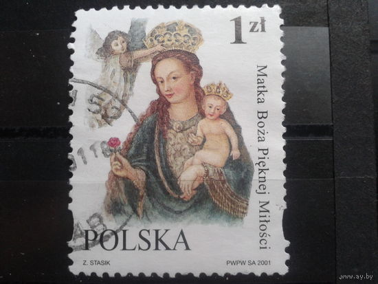 Польша, 2001, Икона Богоматерь прекрасной любви
