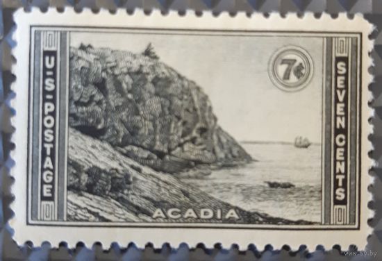 1938 Национальный парк в Акадии ( Президентская серия марок) США