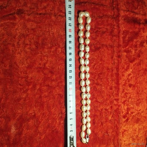 Бусы морской жемчуг 66 см 38 гр