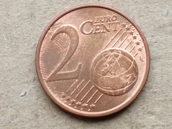 Германия 2 евроцента, 2018 "F". (U-обм)