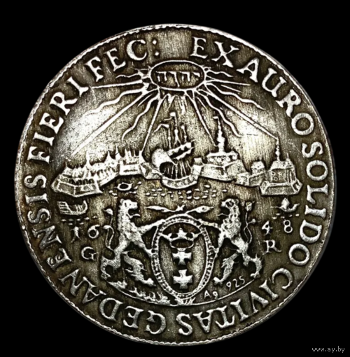 Копия Польша 1 талер 1648 Ян II Казимир