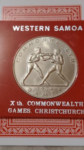Самоа 1 тала 1974 бокс игры содружества