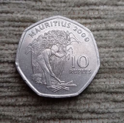 Werty71 Маврикий 10 рупий 2000