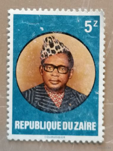 Марка Заир, Конго, президент Сиссе Секо, 1978 г.