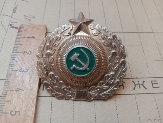 С РУБЛЯ! кокарда лесника СССР