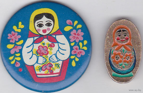 Русский сувенир: матрешка.