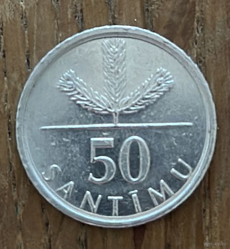 50 Сантимов Латвия 2009г.
