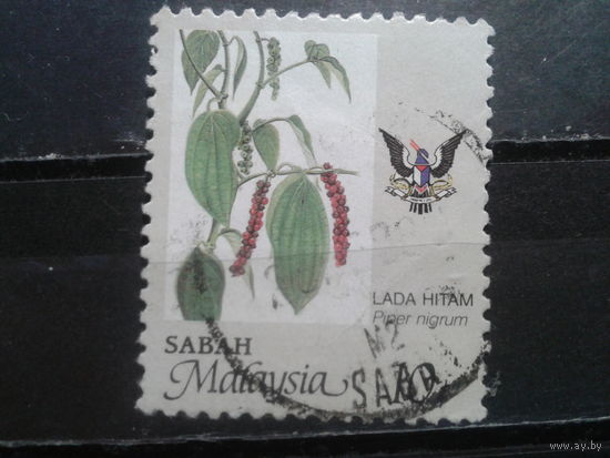Сабах, 1986. Черный перец и герб