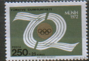 Марка из серии 1972г. Турция "ОИ в Мюнхене" MNH