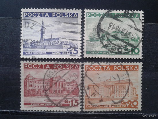 Польша, 1937. Стандарт. Туризм, полная серия