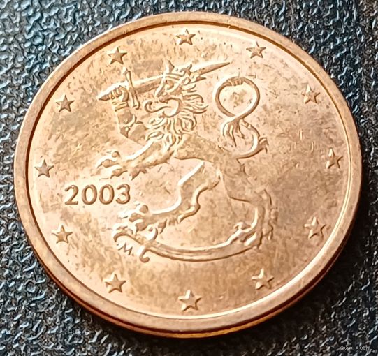 Финляндия 2 евроцента, 2003    ( 1-4-3 )