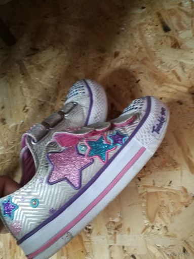 Кеды sketchers с мигалками, р.28