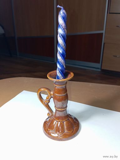 Подсвечник керамика .