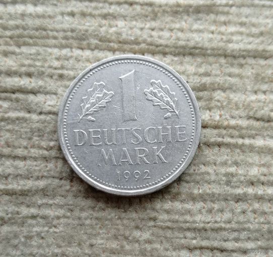Werty71 Германия ФРГ 1 марка 1992 J