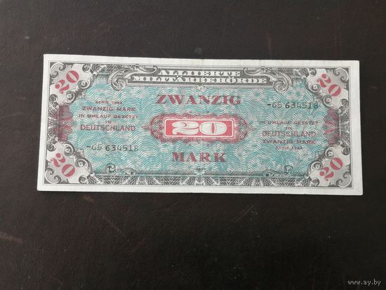 ГЕРМАНИЯ 20 марок 1944 65