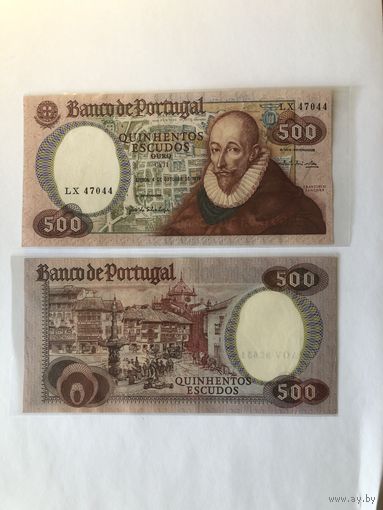 Португалия 500 эскудо 1979 аUNC
