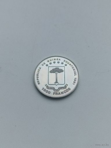 Экваториальная Гвинея 1000 франков 1991 год