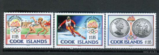 Острова Кука - 1990г. - Олимпийские игры - 3 марки - полная серия, MNH [Mi 1307-1309]. #3-WB-Z-1-3