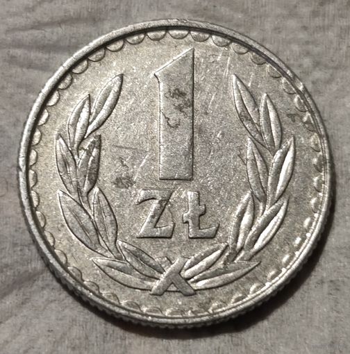 Польша 1 злотый, 1985 (14-6-15)