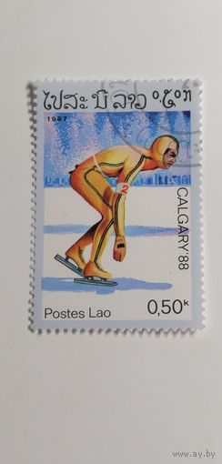 Лаос 1987. Зимние олимпийские игры.