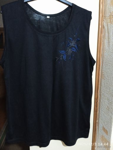 Майка с цветочком женская 56-58 размер