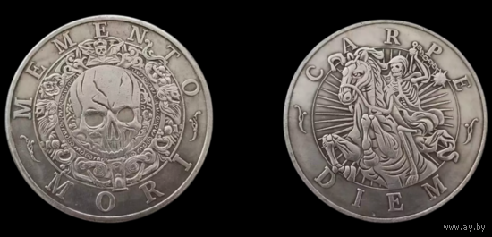 Сувенирная монета Memento Mori