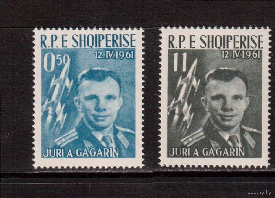 Албания Космос 1962 г. Полёт Восток-1 Ю.А. Гагарин**